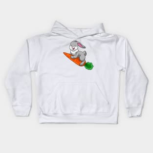 Rabbit with Carrot Kids Hoodie